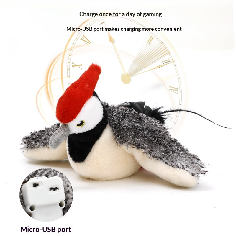 Electric woodpecker pet supplies