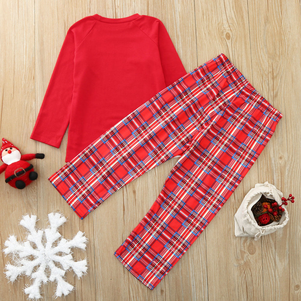 Pyjama imprimé à manches longues et vêtements de maison