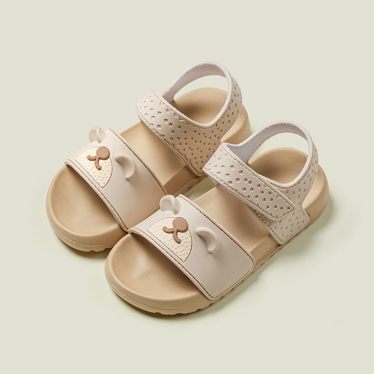 Sandales de fond de l'ours cartoon pour enfants