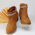 Fashion Filles Double Strap Strass Booties