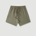 Couleur de la Terre Style de base Short en coton moyen et grand pour enfants