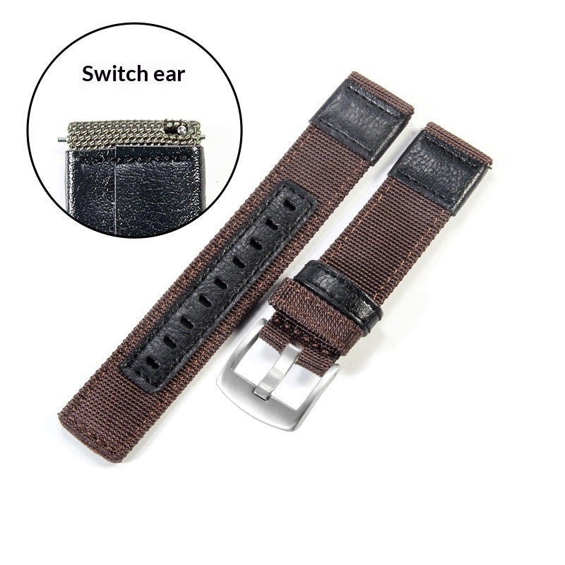 Bracelets de montre Jeep Toile Nylon et Bracelets en cuir