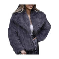 Collier en fourrure de renard Manteau en fausse fourrure de courte longueur