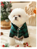 Manteau à capuche en coton à capuche classique pour chien de compagnie