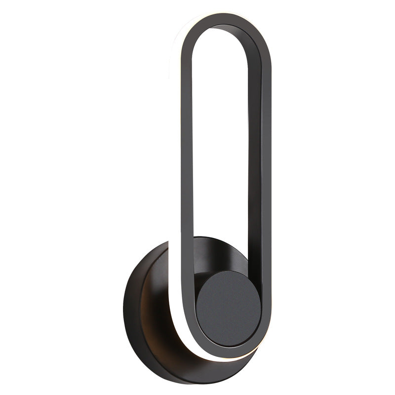 Rotating bedside wall lamp