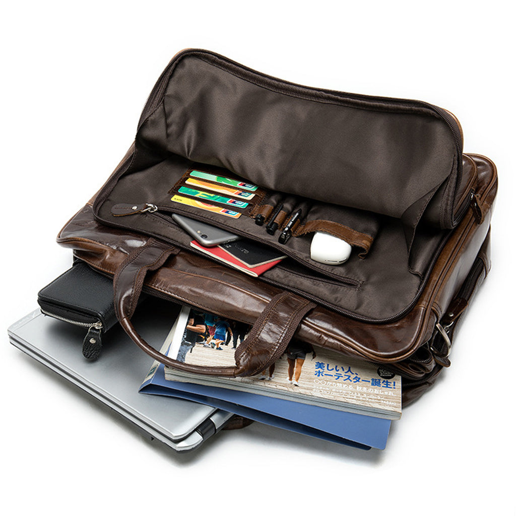 Porte-monnaie en cuir véritable pour hommes