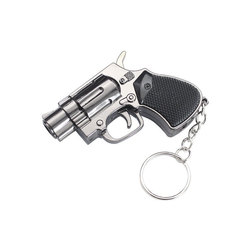 Porte-clés en métal Gaz coupe-vent Jouet Lighter