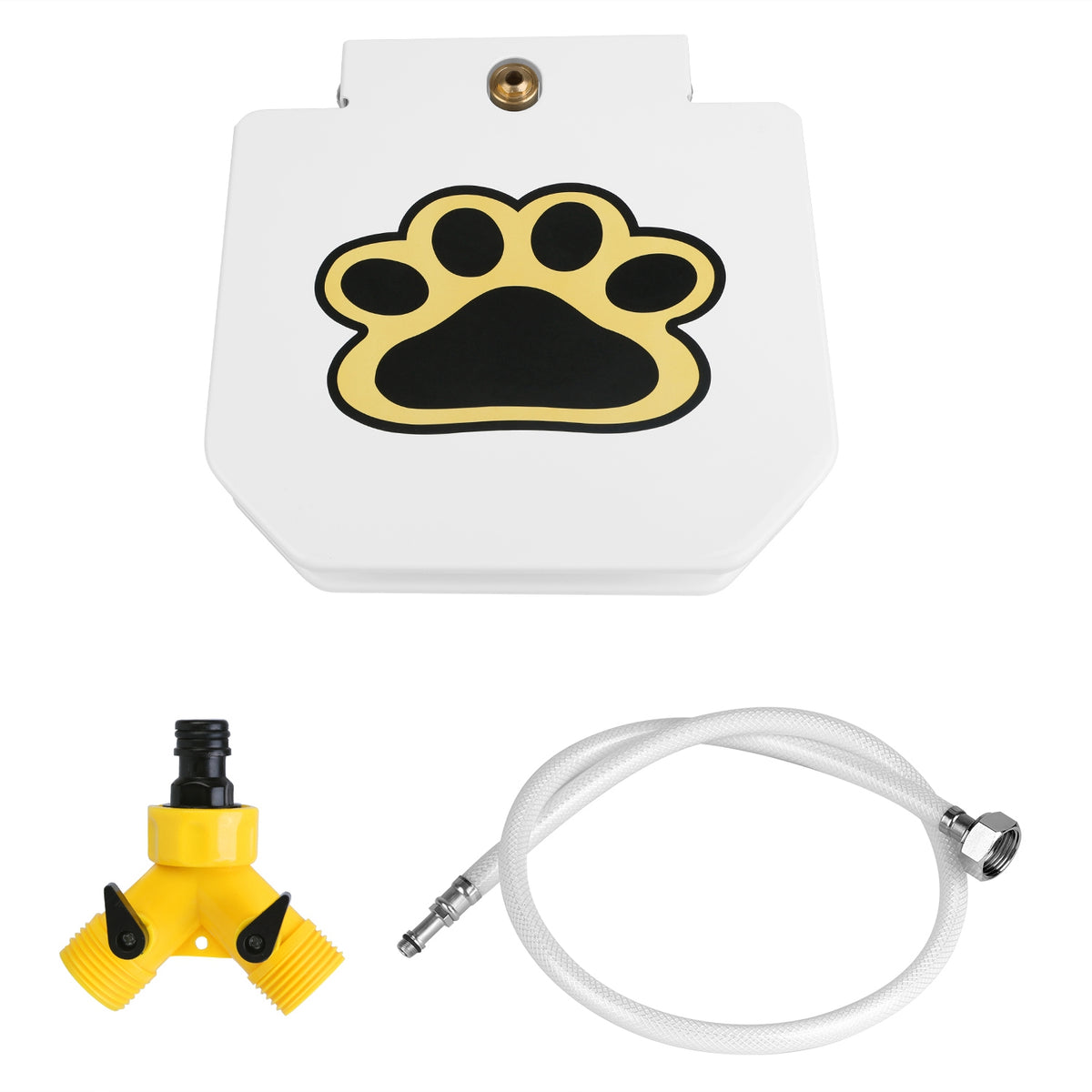 1Pc Fontaine d'eau pour chien extérieure pour chien Distributeur d'eau Step-on Activated Sprinkler with In