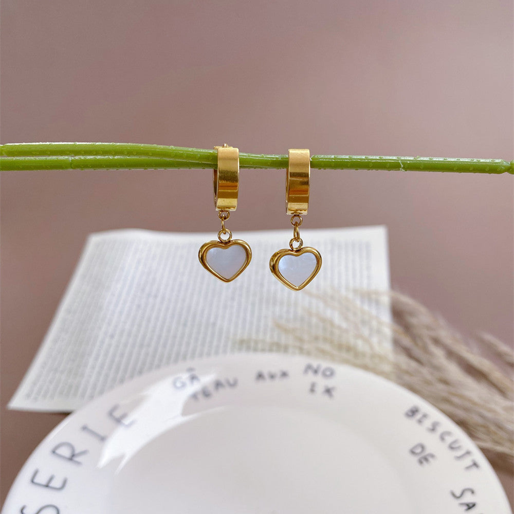 Boucles d'oreilles en acier inoxydable