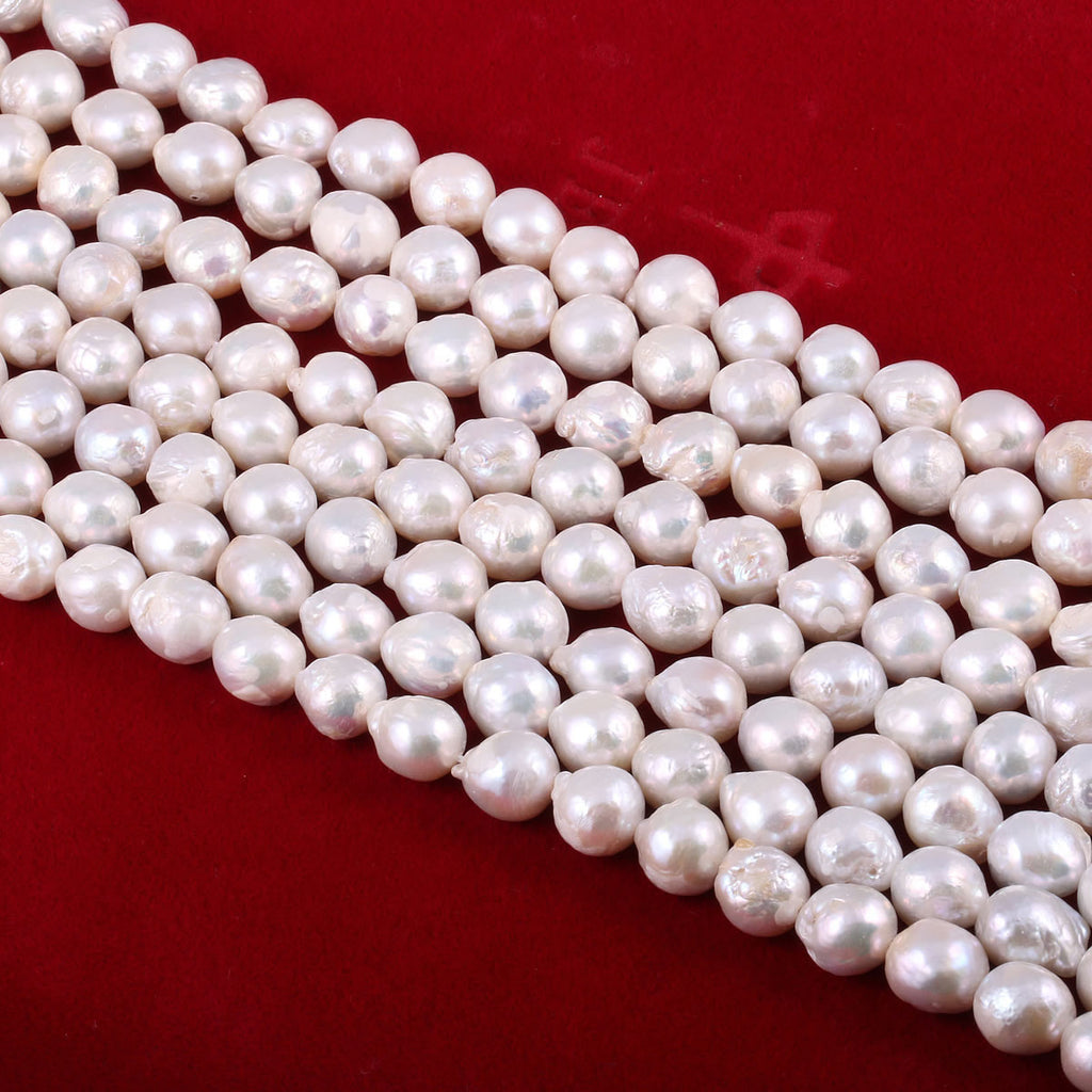 Chaîne de perles naturelles en forme d'eau douce