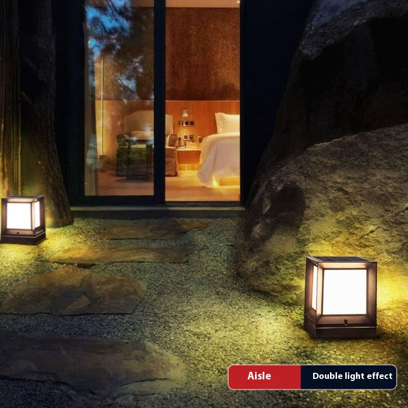 Lampe Pilier Mur extérieur Lampe de jardin imperméable