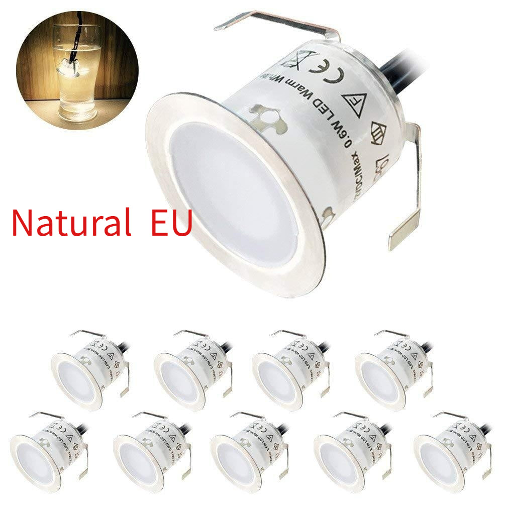 Mode simple Courtyard Deck Acier inoxydable Lampe souterraine