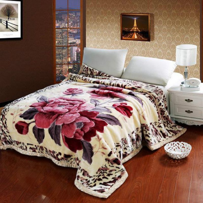 Couverture chaude en double couche de corail