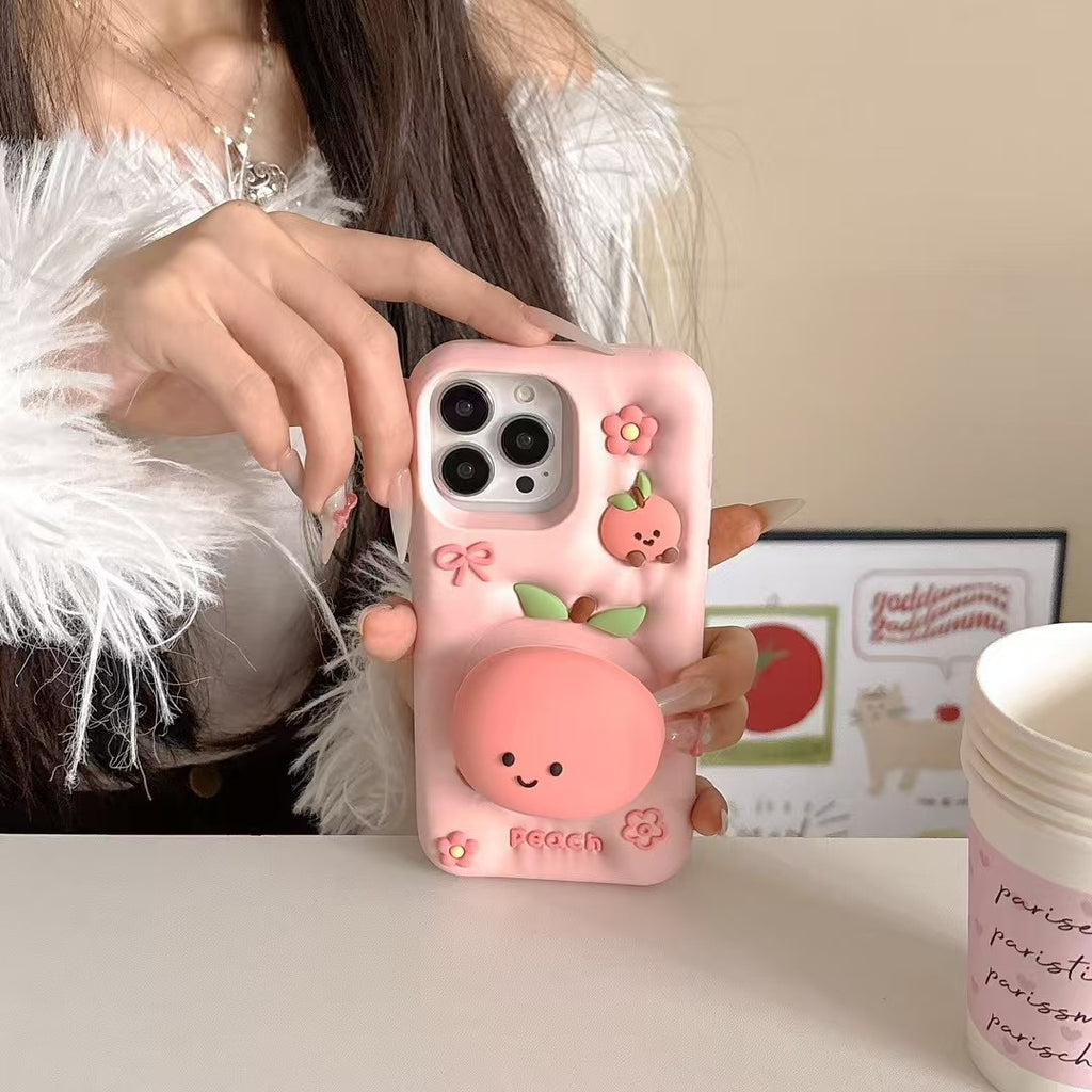 Coffret de preuve de chute en forme de pied de caricature Peach