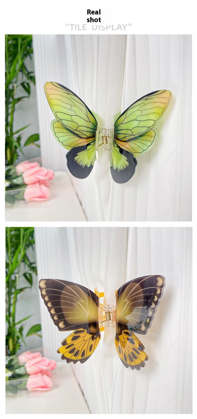 Femelle Simulation haute de gamme Butterfly Grab Clip