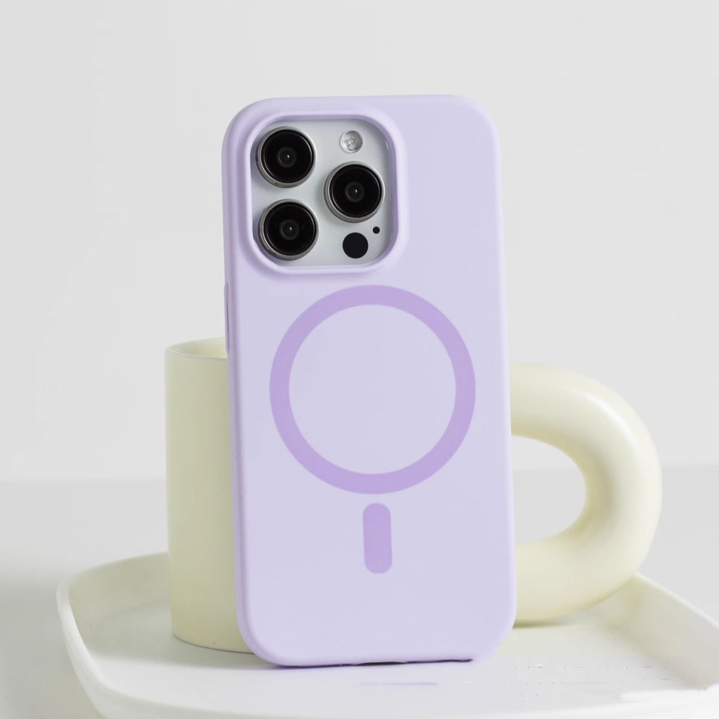 Cas de téléphone à charge magnétique liquide tout compris IPh