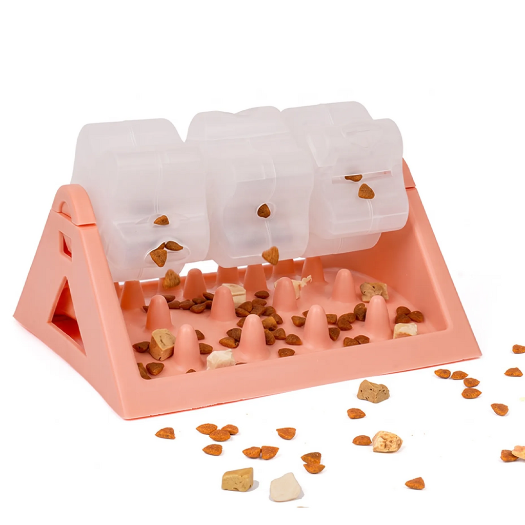 Puzzle Rotation Dog Bowl Slow Feeder Anti Bloat Gulp Plat interactif