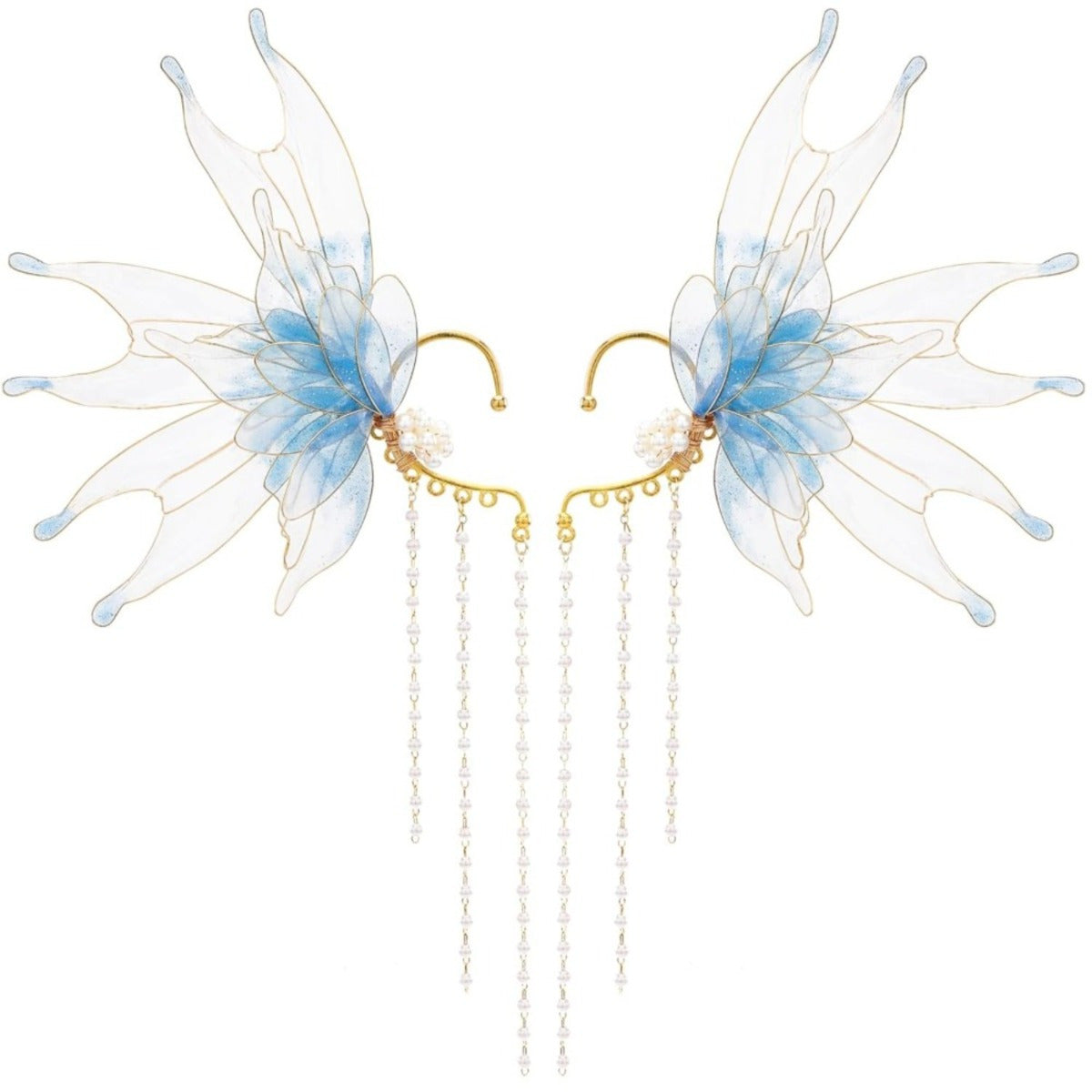 Light Blue Elf Cuff Warmers - Elegant Party Accessories for Costumes and Celebrations