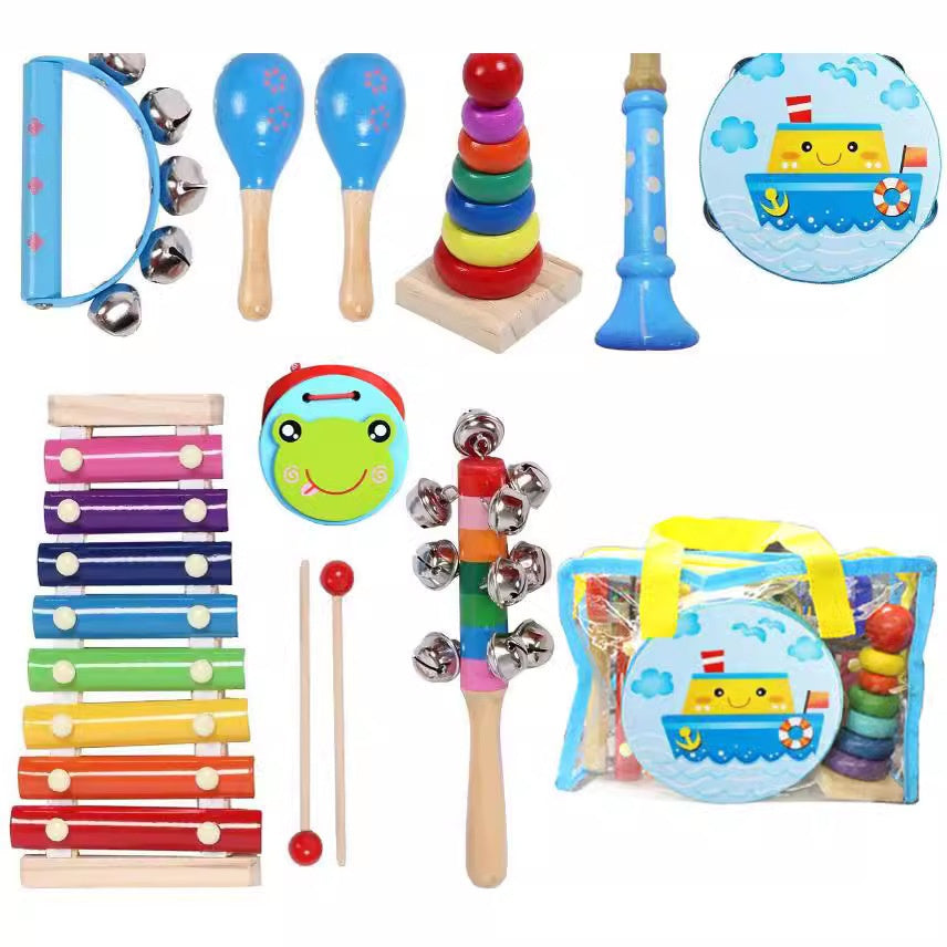Orff Instrument Set Kids Percussion Toy