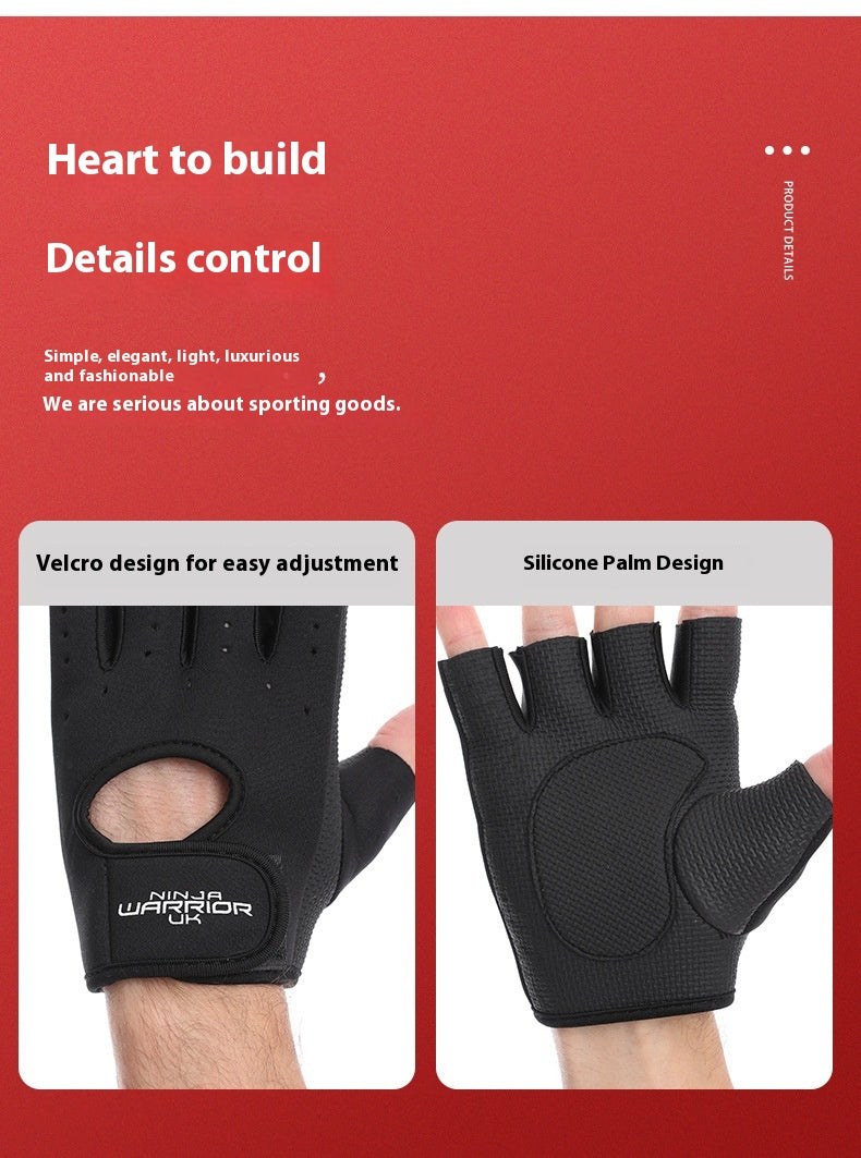 Gants de fitness à moitié doigts pour vélo sportif