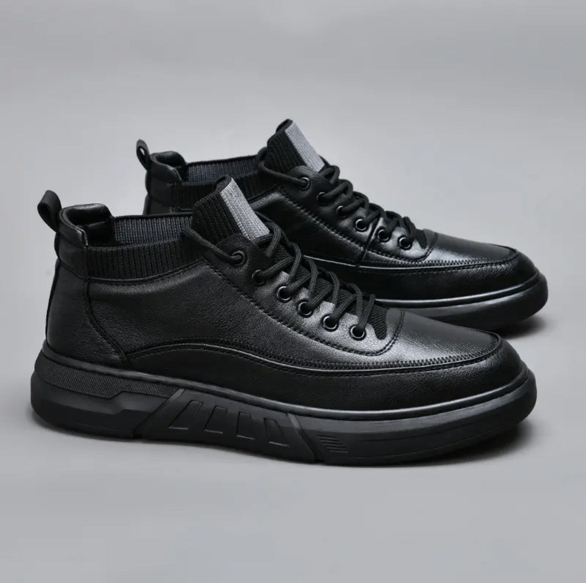 Spring Autumn Men's Leather Casual Shoes