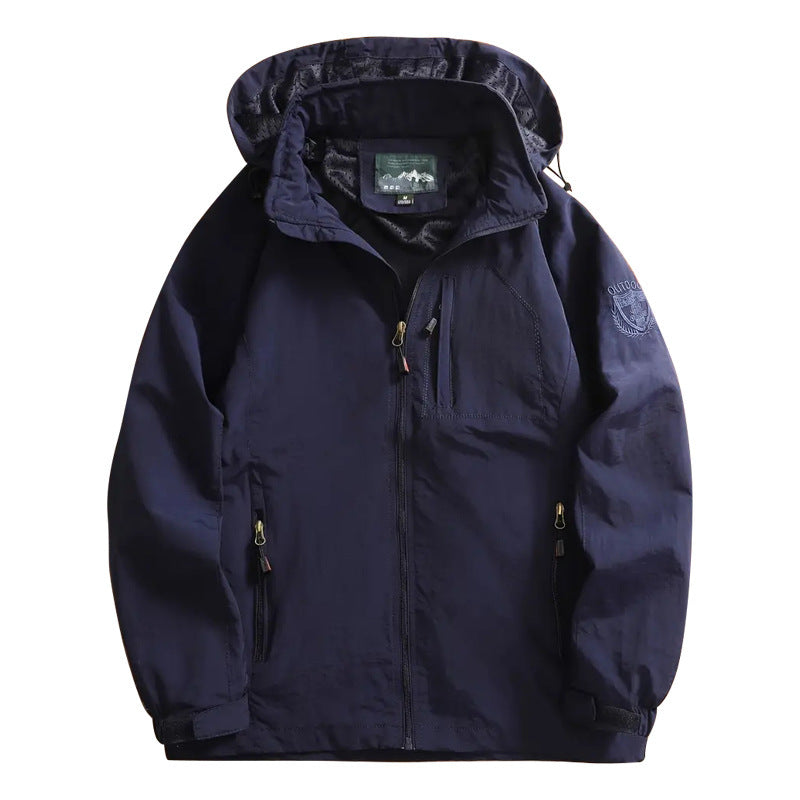 Homme Mode Casual Outdoor Veste Windproof