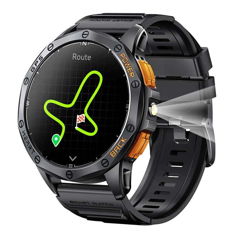 Boussole d'appel Bluetooth K67 AMOLED Smart Watch