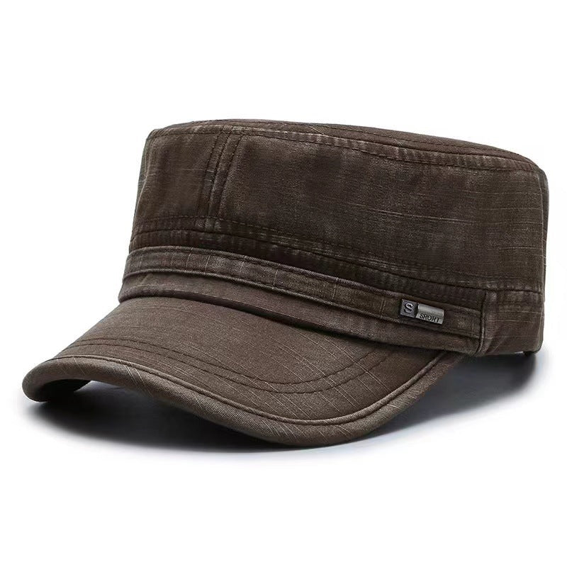 Chapeau tout-saison pour hommes en plein air occasionnel plat