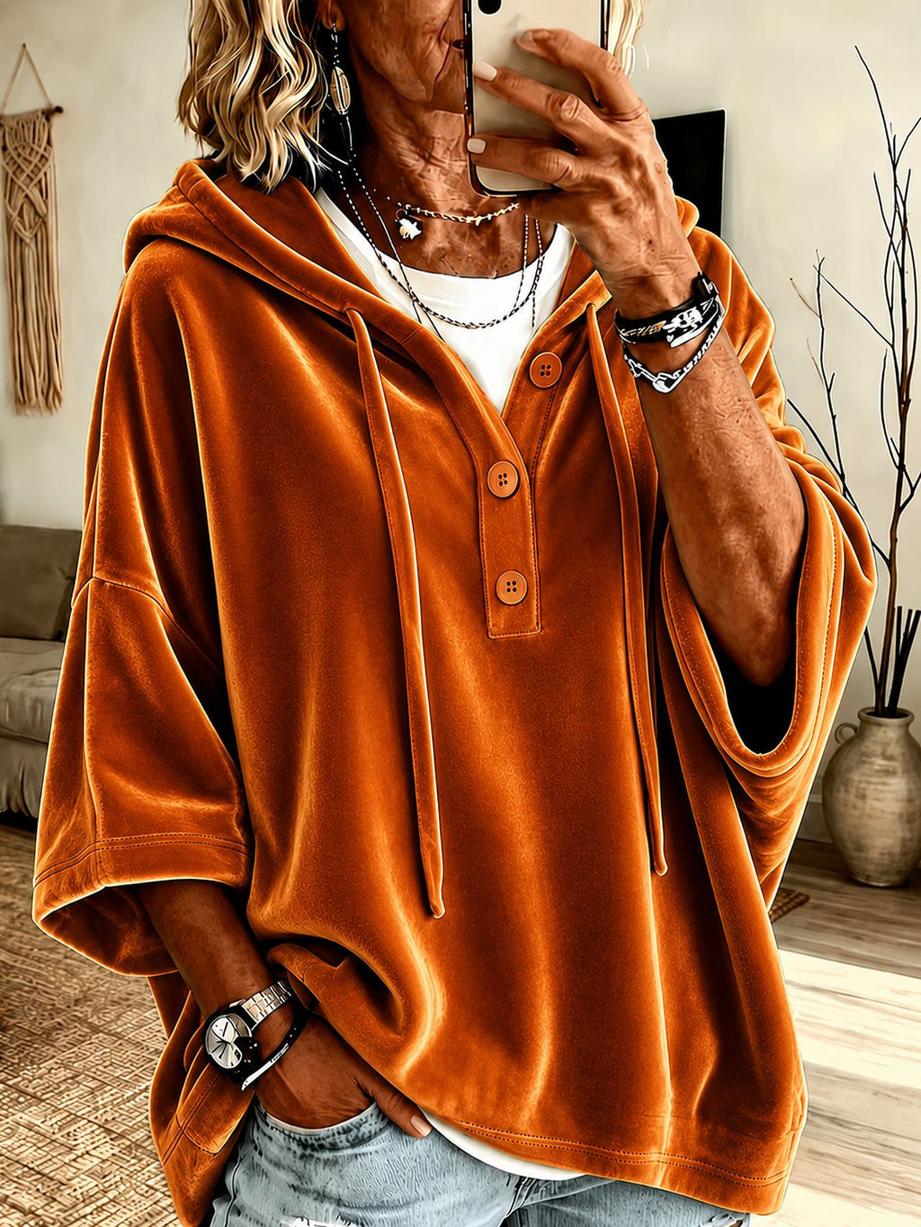 Polyester blouse