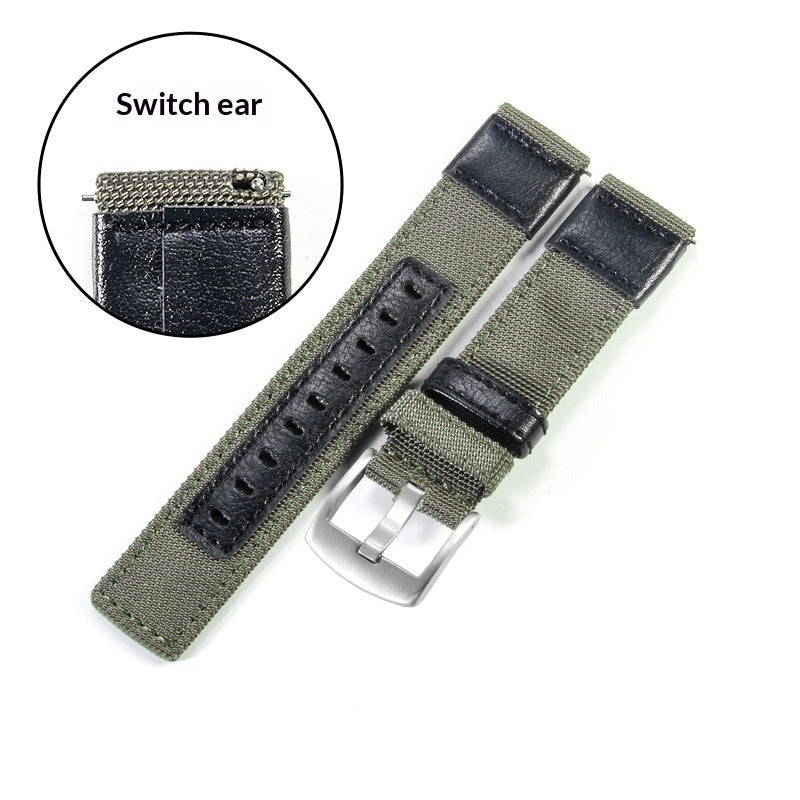 Bracelets de montre Jeep Toile Nylon et Bracelets en cuir