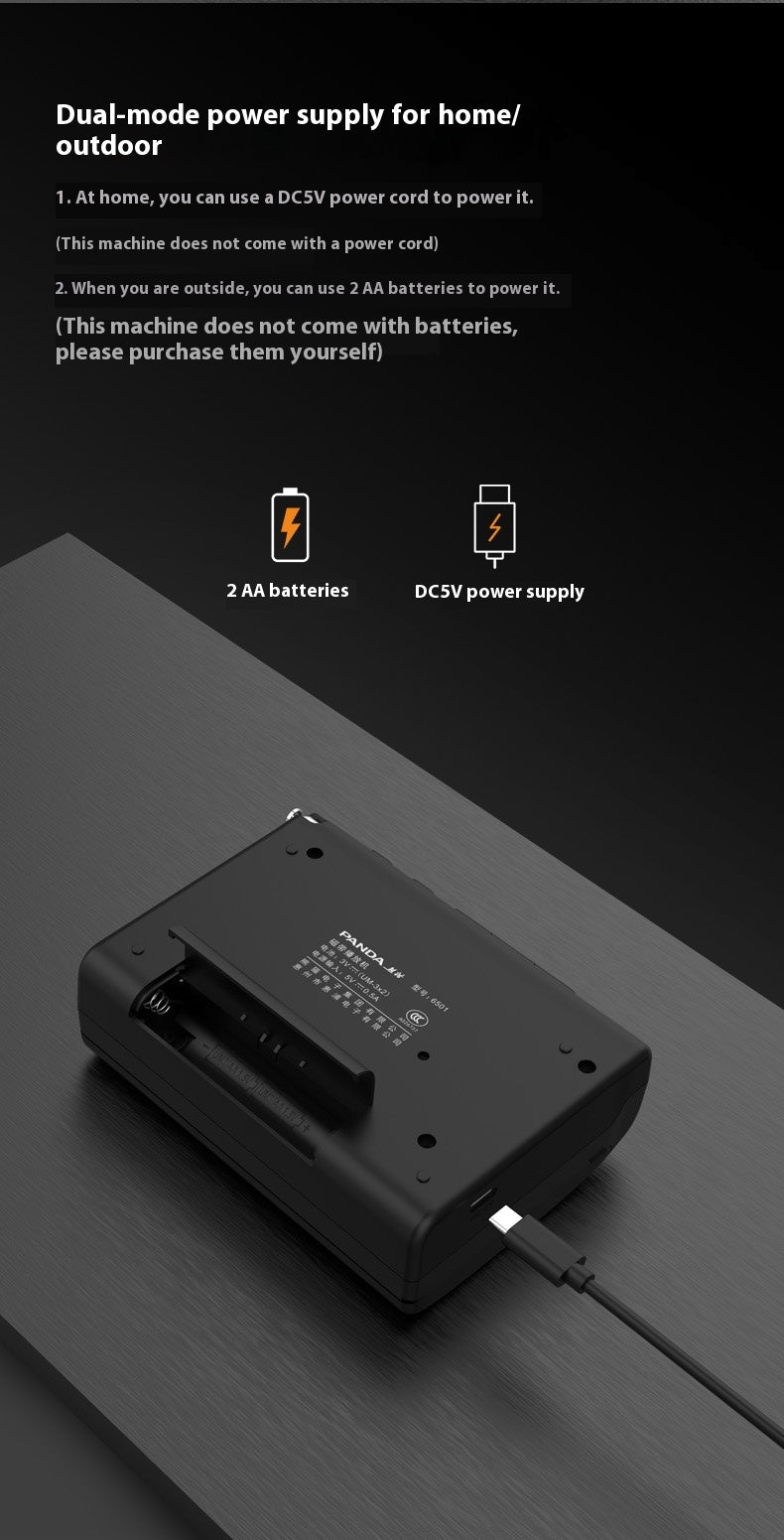 6501 Bande Walkman Enregistrement et lecture de radio FM