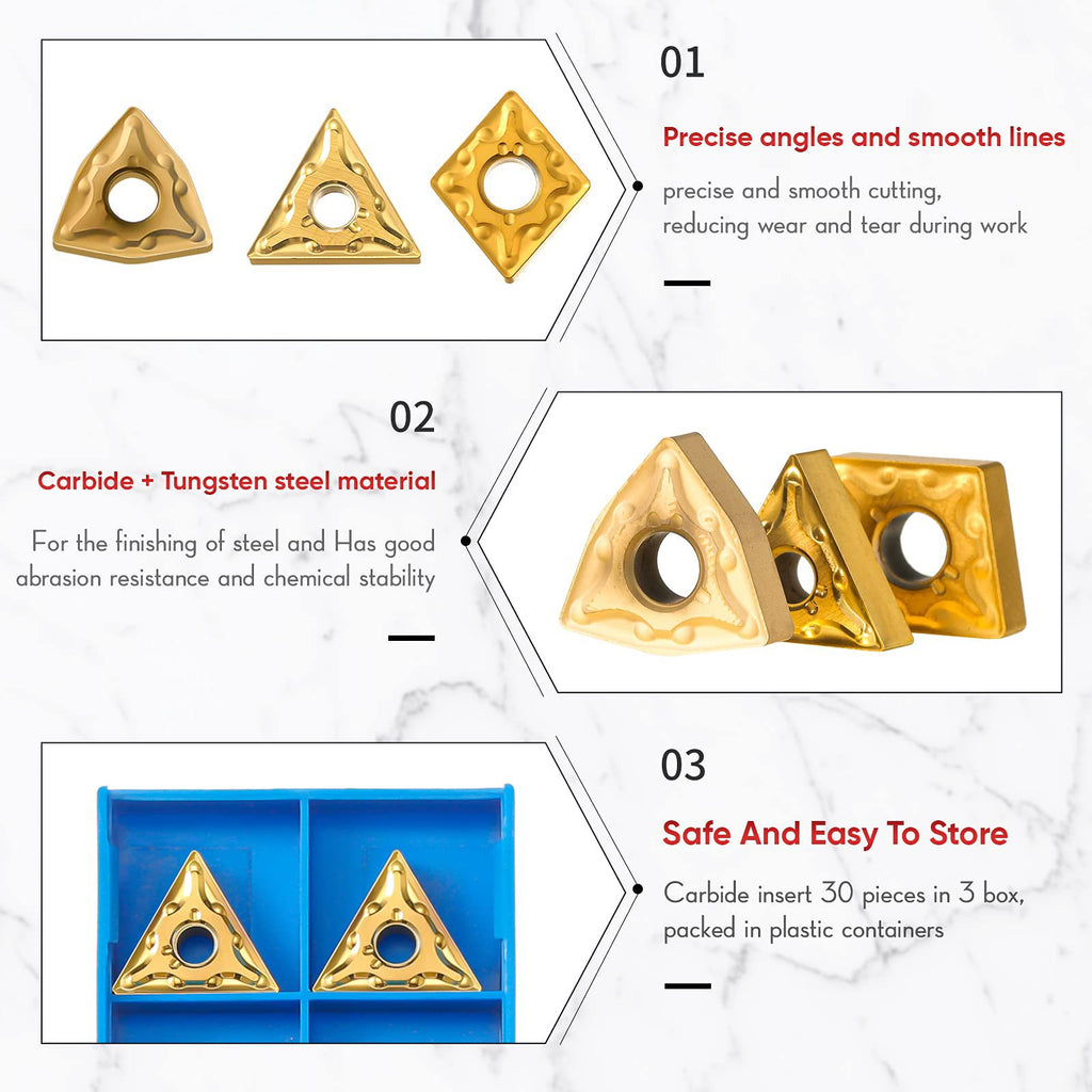 3 pièces Porte-couteau 30 pièces Lames