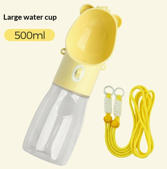 Pet Water Cup Bouteille d'eau Portable Fontaine extérieure pour chiens