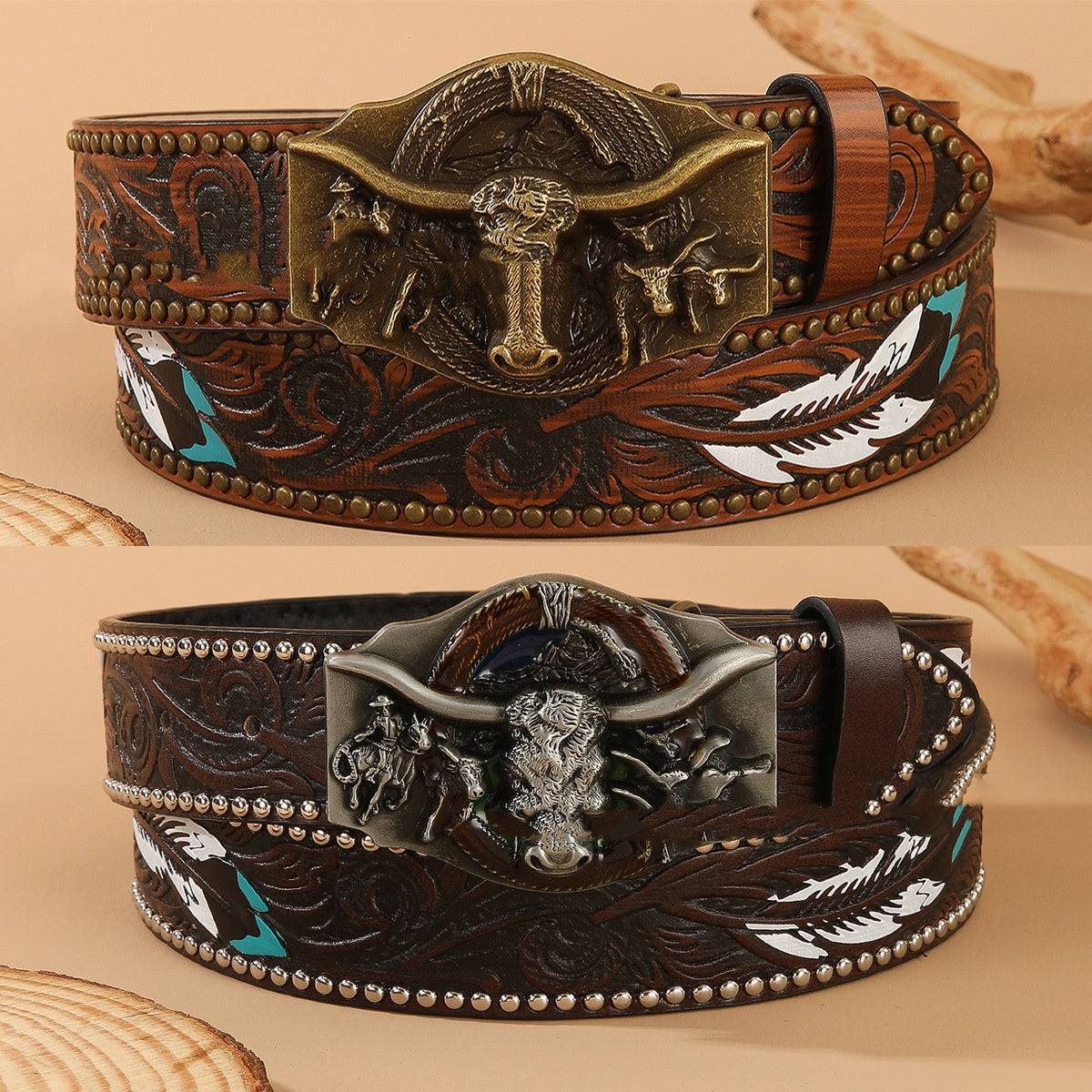 Ceinture de punk de cowboy de l'Ouest