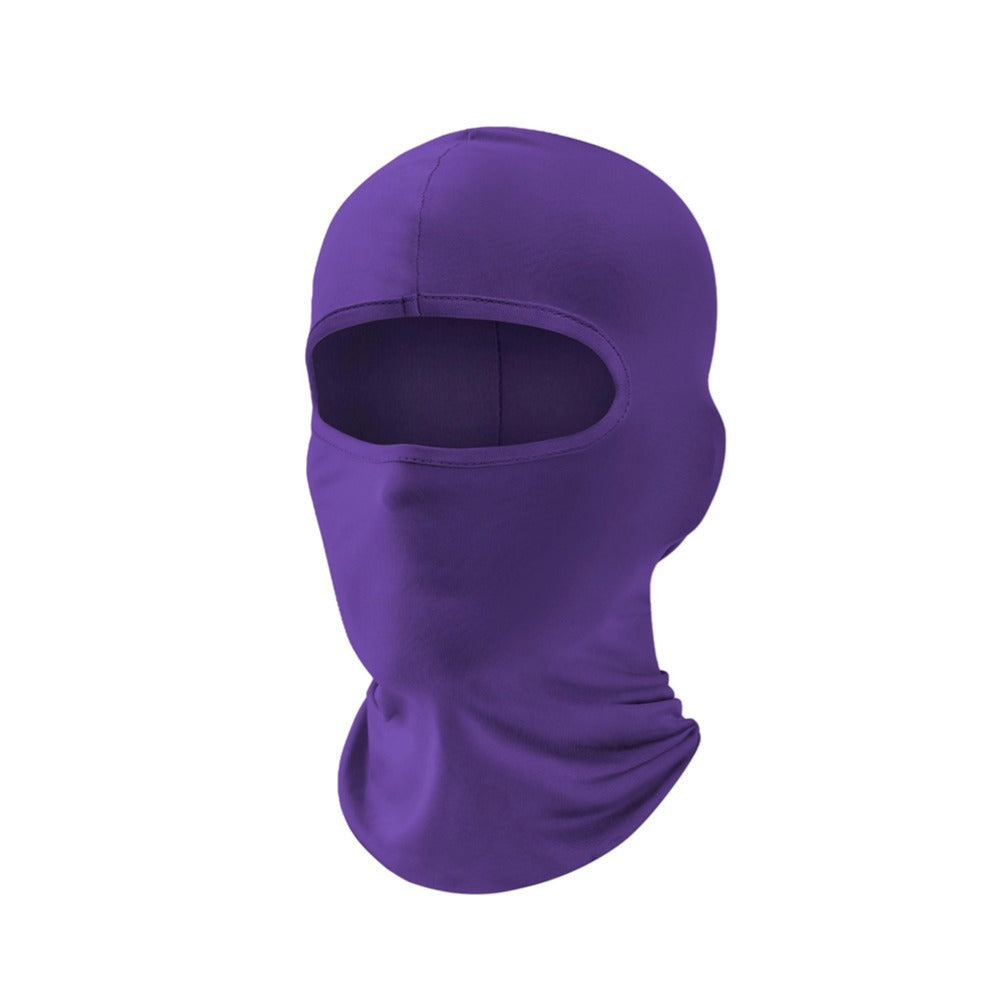 Sports de plein air Ice-Silk Sun-Protective Balaclava pour les hommes et les femmes