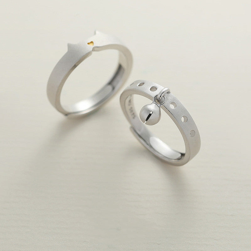 Meow Star Man Bell Anneau d'oreilles
