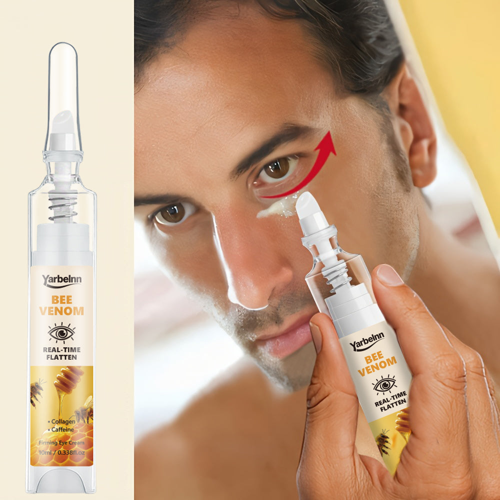 Crème pour les yeux d'abeille avec extrait de miel et collagène