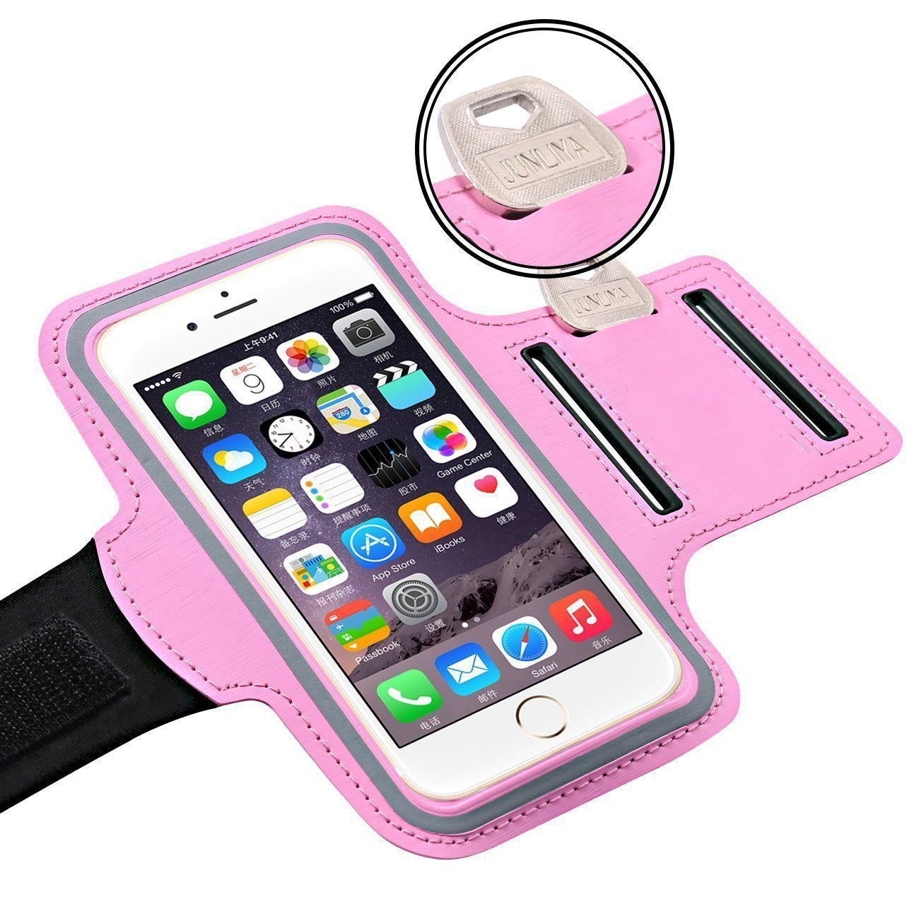 Sports de plein air Téléphone Arm Sac de fitness Running Rangement Arm Pouch Touchscreen Compatible Wris