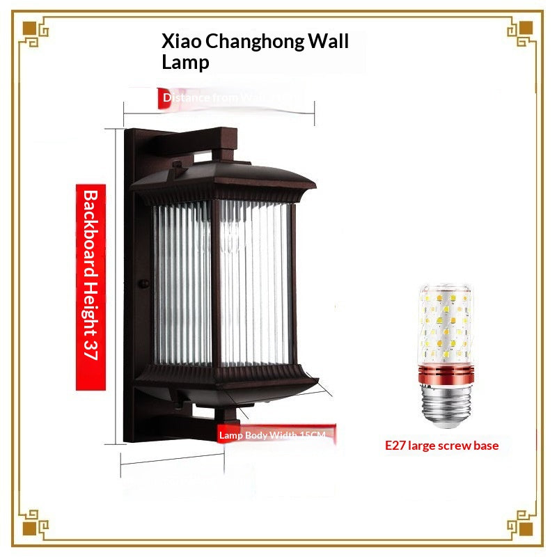 Mur extérieur solaire lumière étanche