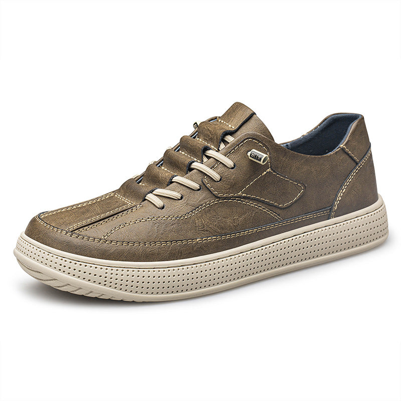 Chaussures de skateboard casual respirant en surface de la tête ronde homme