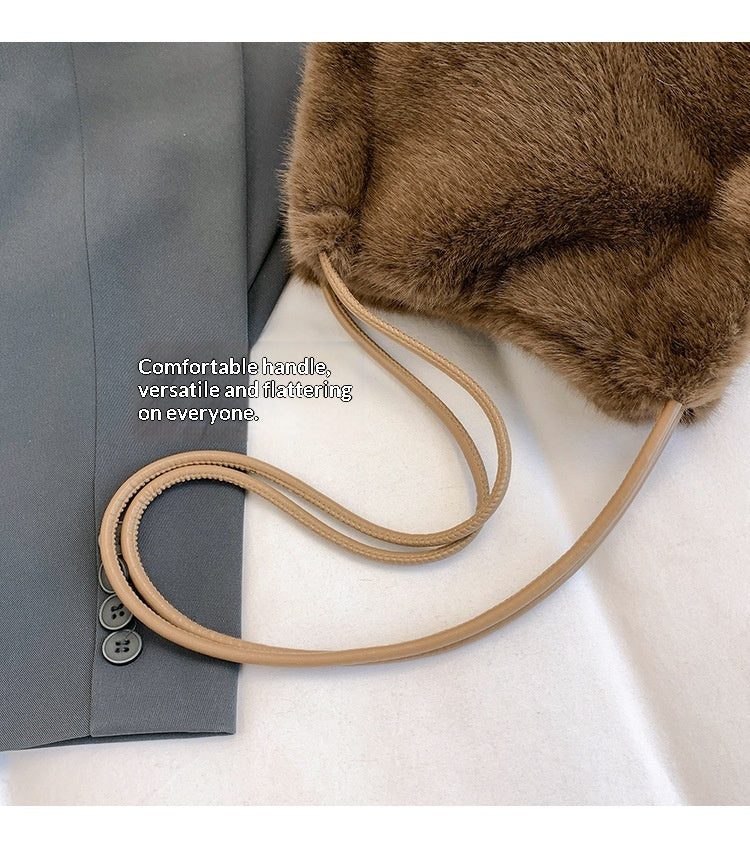 Sac en peluche Milan Mink pour l'automne Et l'hiver