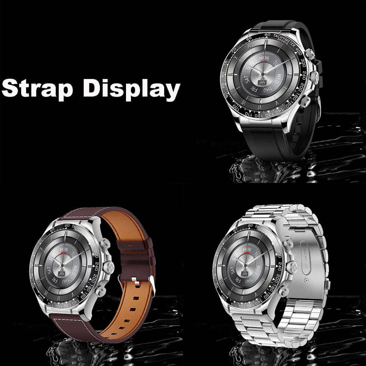 Écran rond Smart Watch EX108 Bluetooth Appel