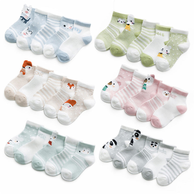 Chaussettes en coton pour garçons et filles