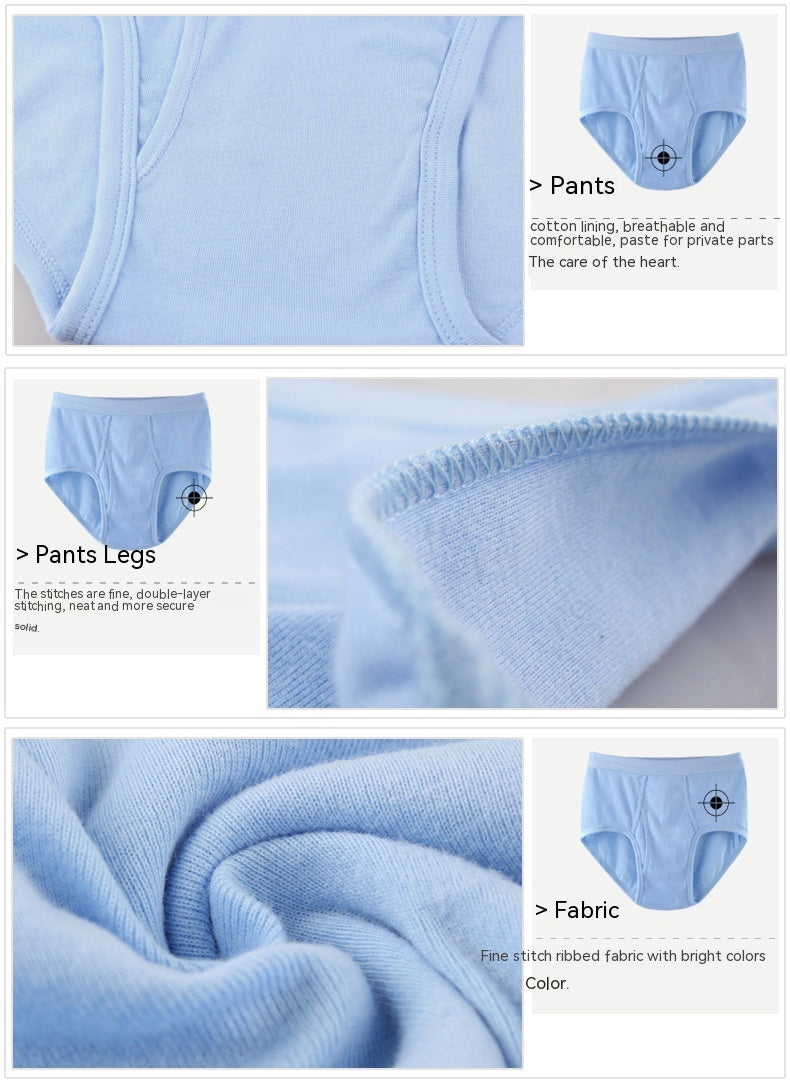Sous-vêtements haute taille en coton pour hommes Plus Taille