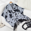 Driszle-Color Leopard-Imprimer Tasse tricotée CapeSholder Wrap pour les femmes