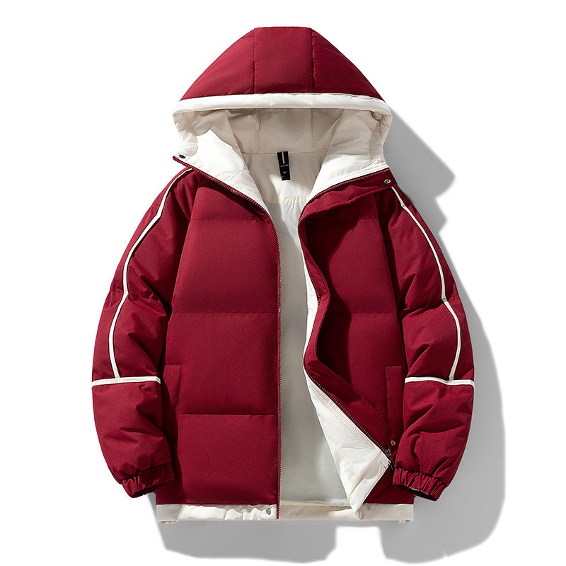 Vêtements à capuche à capuche en coton rembourré pour hommes
