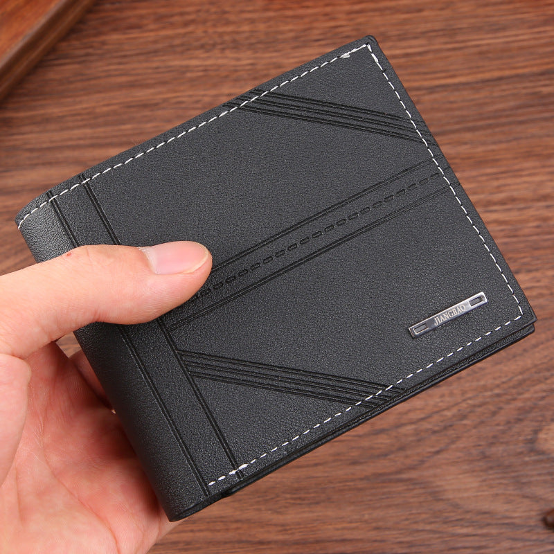 Portefeuille court élégant pour les hommes