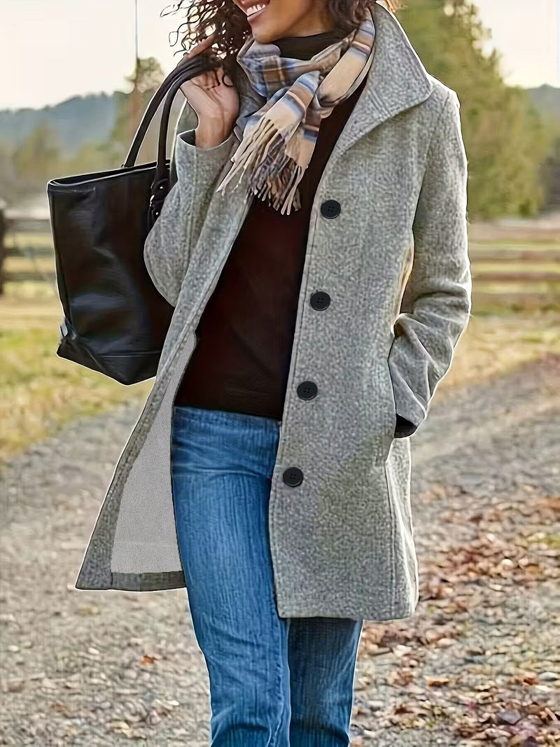 Manteau de laine pour femmes en automne et hiver d'Amazone