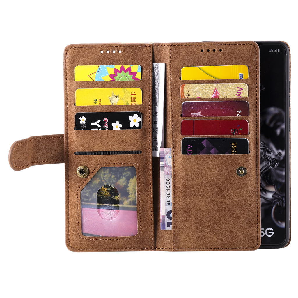 Téléphone portable Zipper Neuf carte en cuir Case