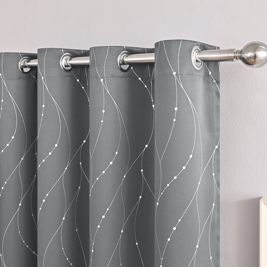 Moderne Minimalist Ameublement Rideaux décoratifs noir